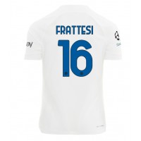 Camisa de Futebol Inter Milan Davide Frattesi #16 Equipamento Secundário 2023-24 Manga Curta